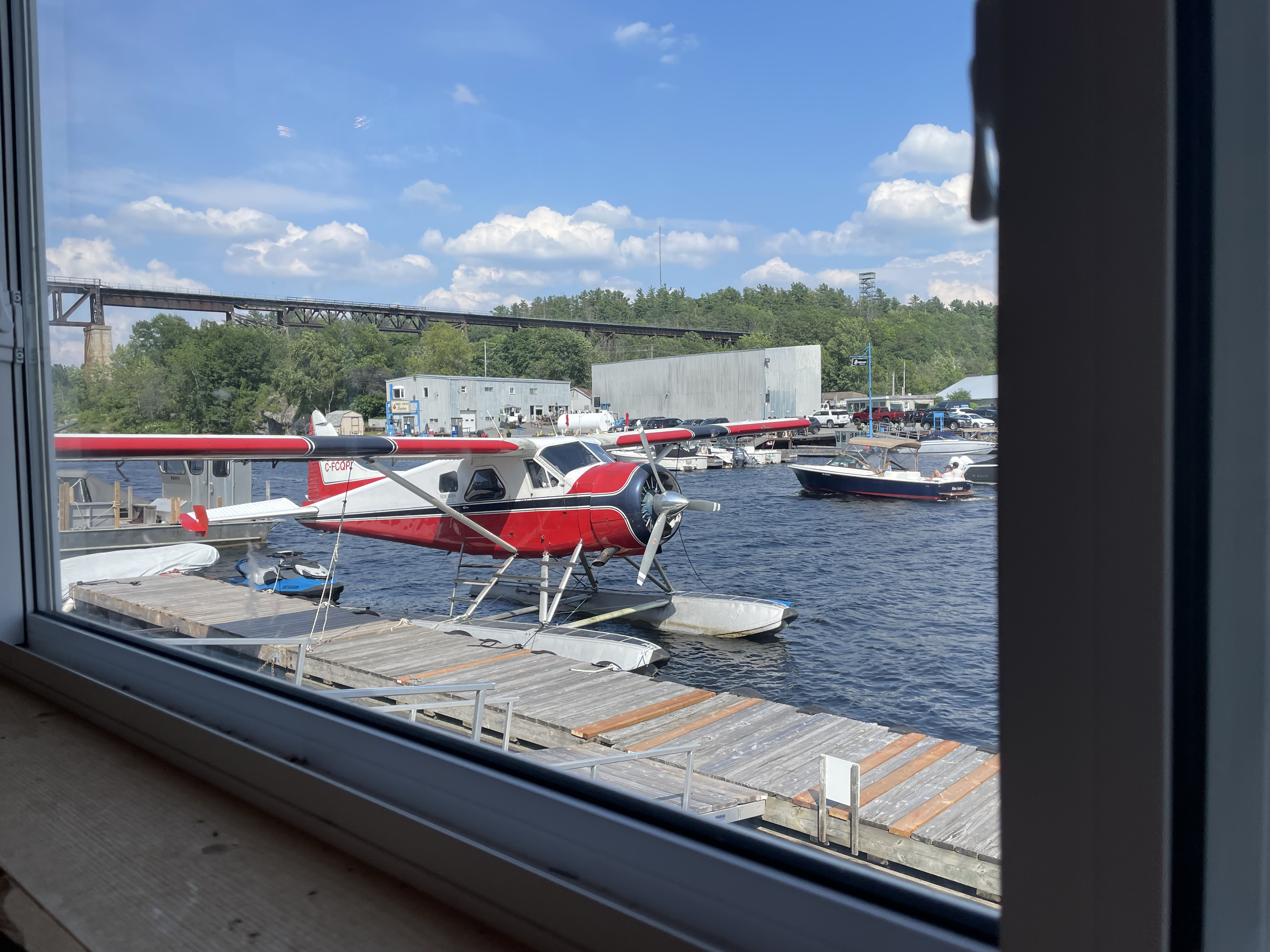 ...where only the floatplanes get dockage